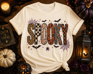 Spooky Cream Graphic Tee 2104