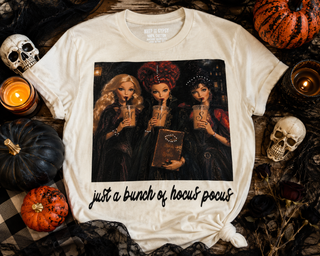 Just A Bunch Of Hocus Pocus Cream Graphic Tee 2093