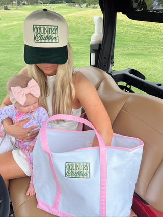 Hat Country Clubbin' - Green Vintage Trucker Hat