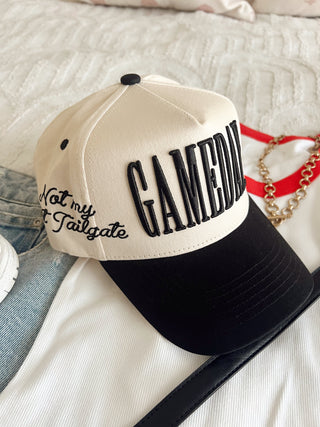 Hat GAMEDAY. - Not My First Tailgate Vintage Trucker Hat