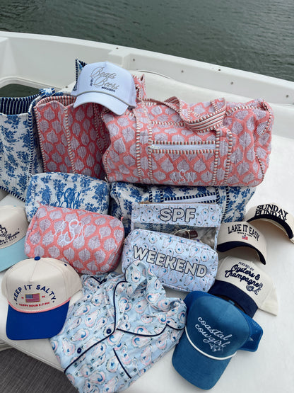 SPF - Blue Oysters Clear Pouch