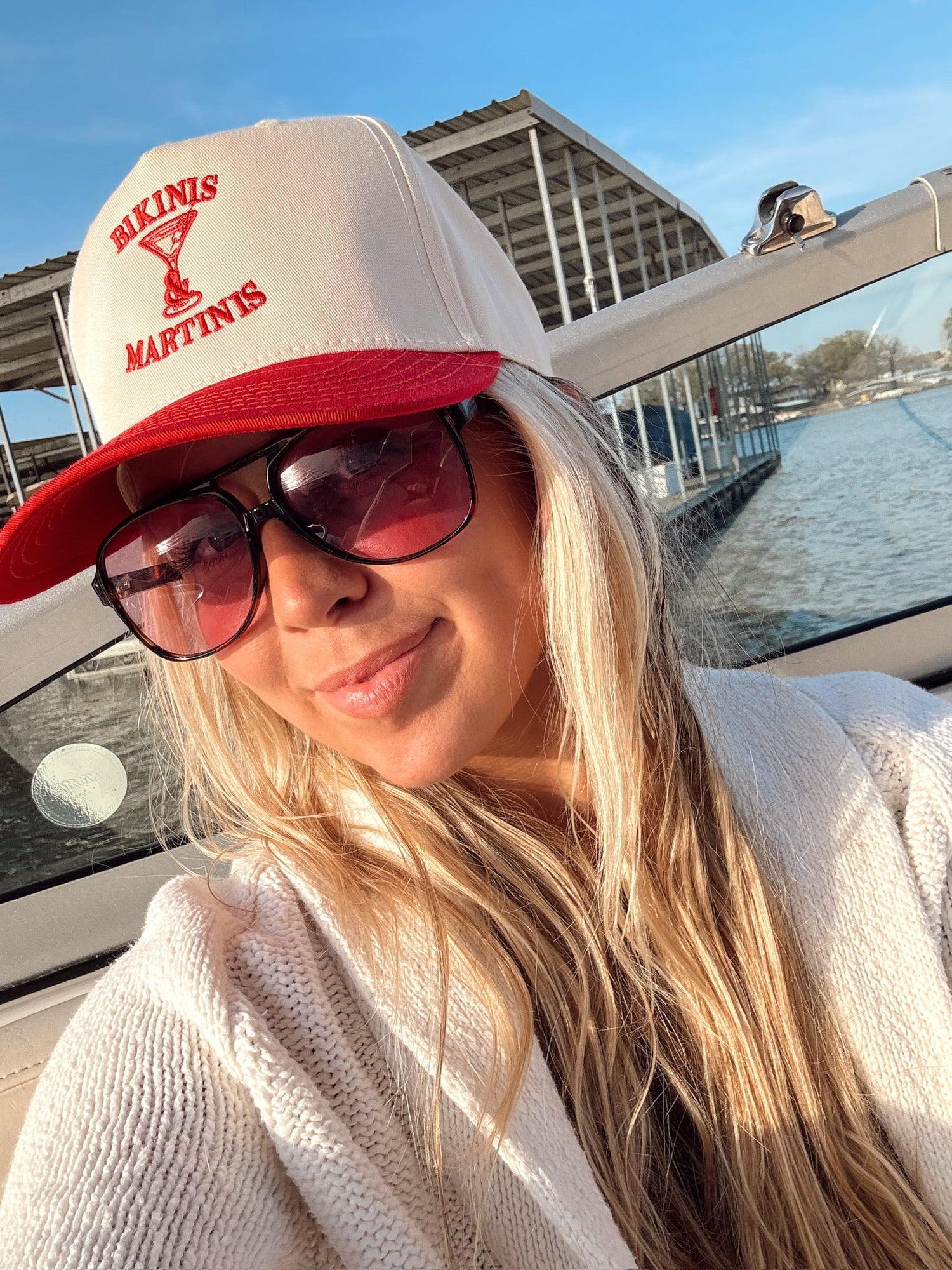 Bikinis &amp; Martinis Vintage Trucker Hat