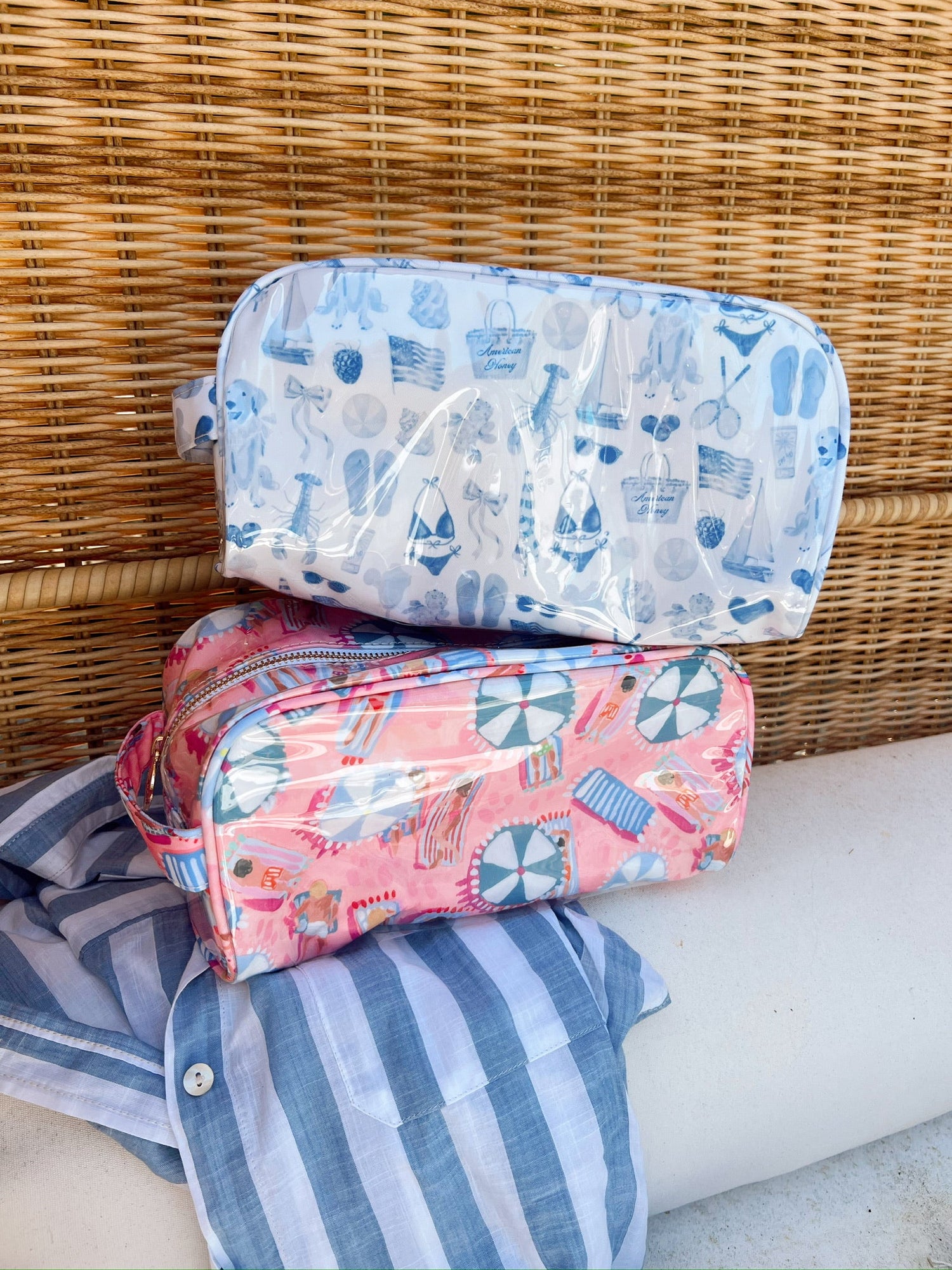 Clear Coat Toiletry Dopp Kit