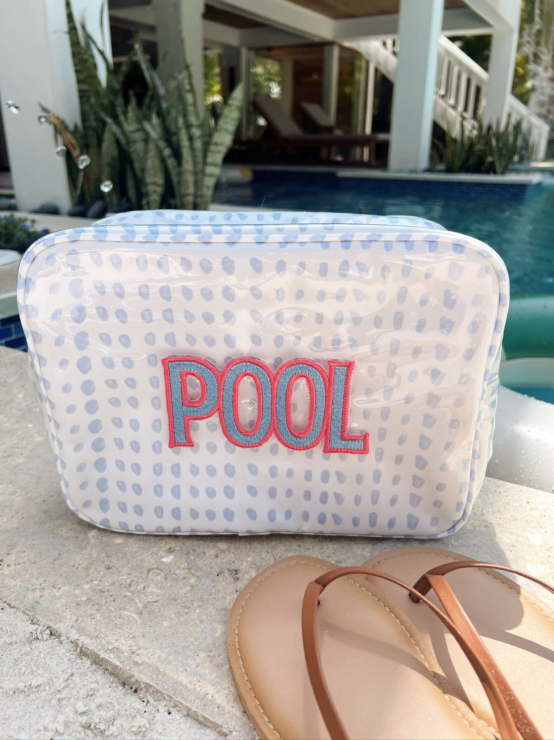 Pool - Periwinkle Pebbles Clear Coat XL Bag