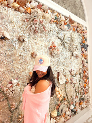La Dolce Vita - Pink Polka Dot Trucker Hat