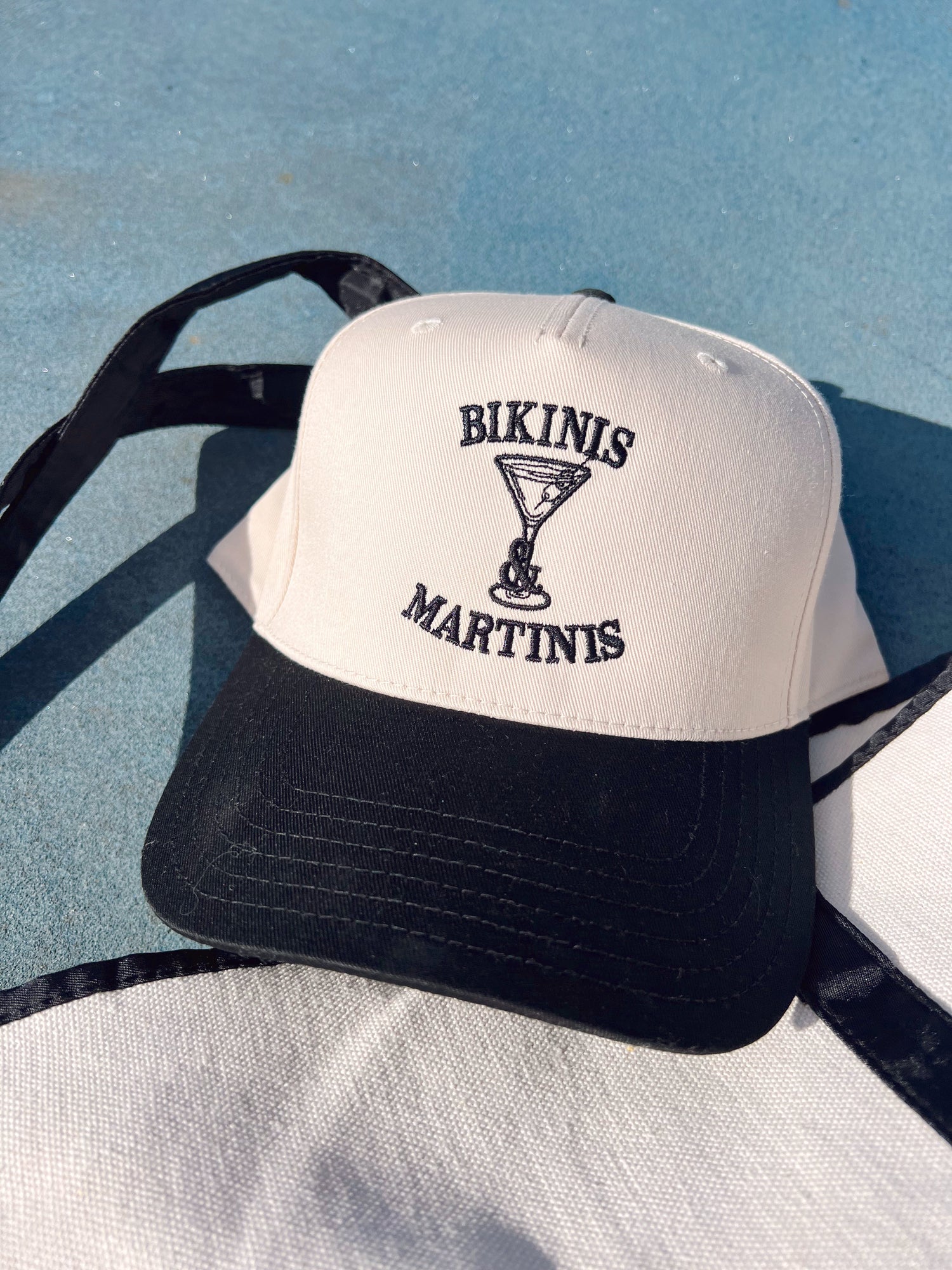 Bikinis &amp; Martinis Vintage Trucker Hat