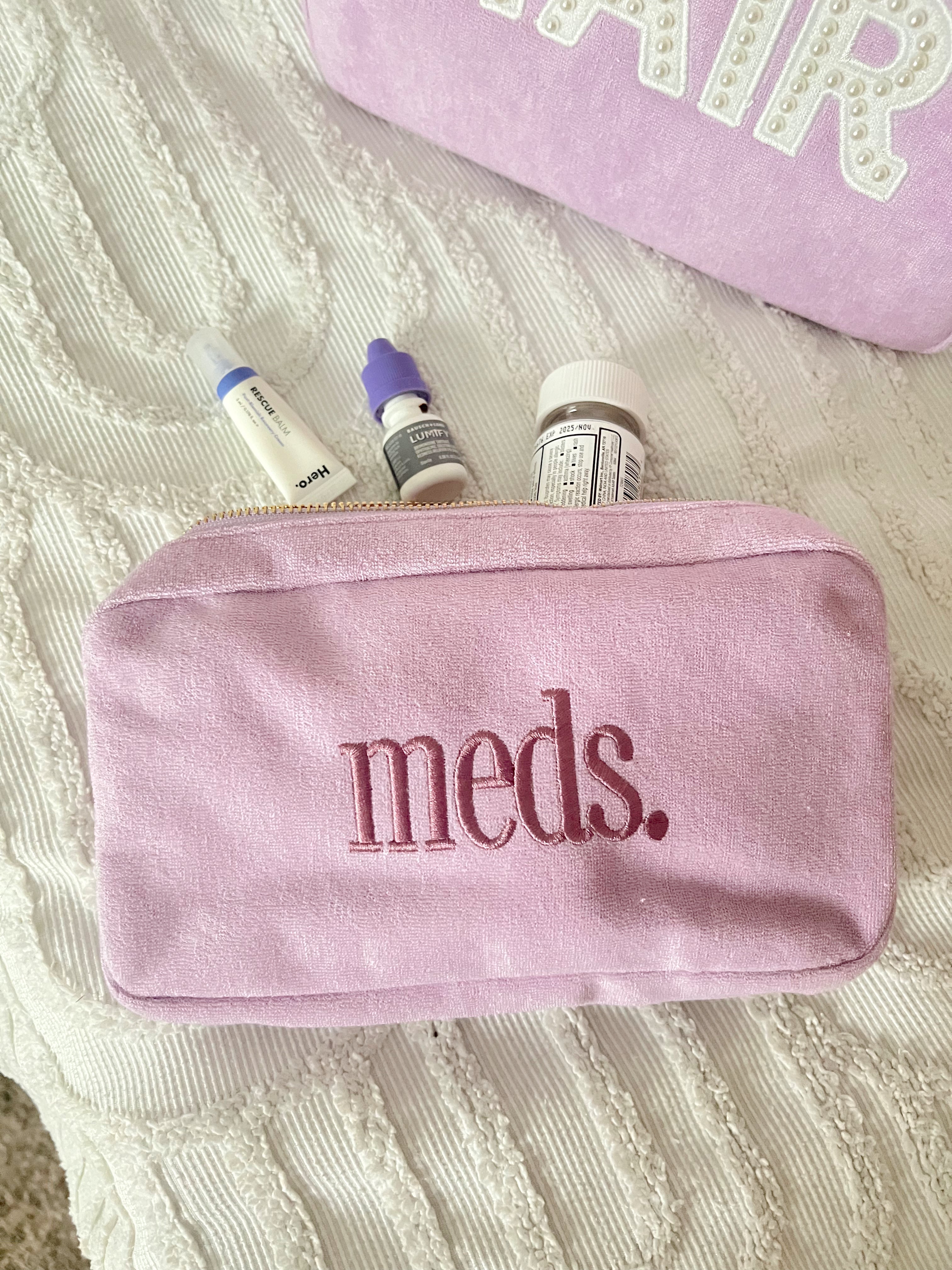 Meds - Lilac Terry Cloth Medium