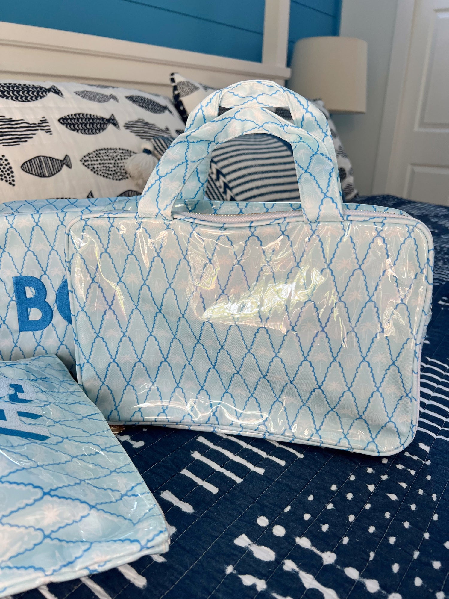 Summer Collections - Clear Coat Toiletry Case