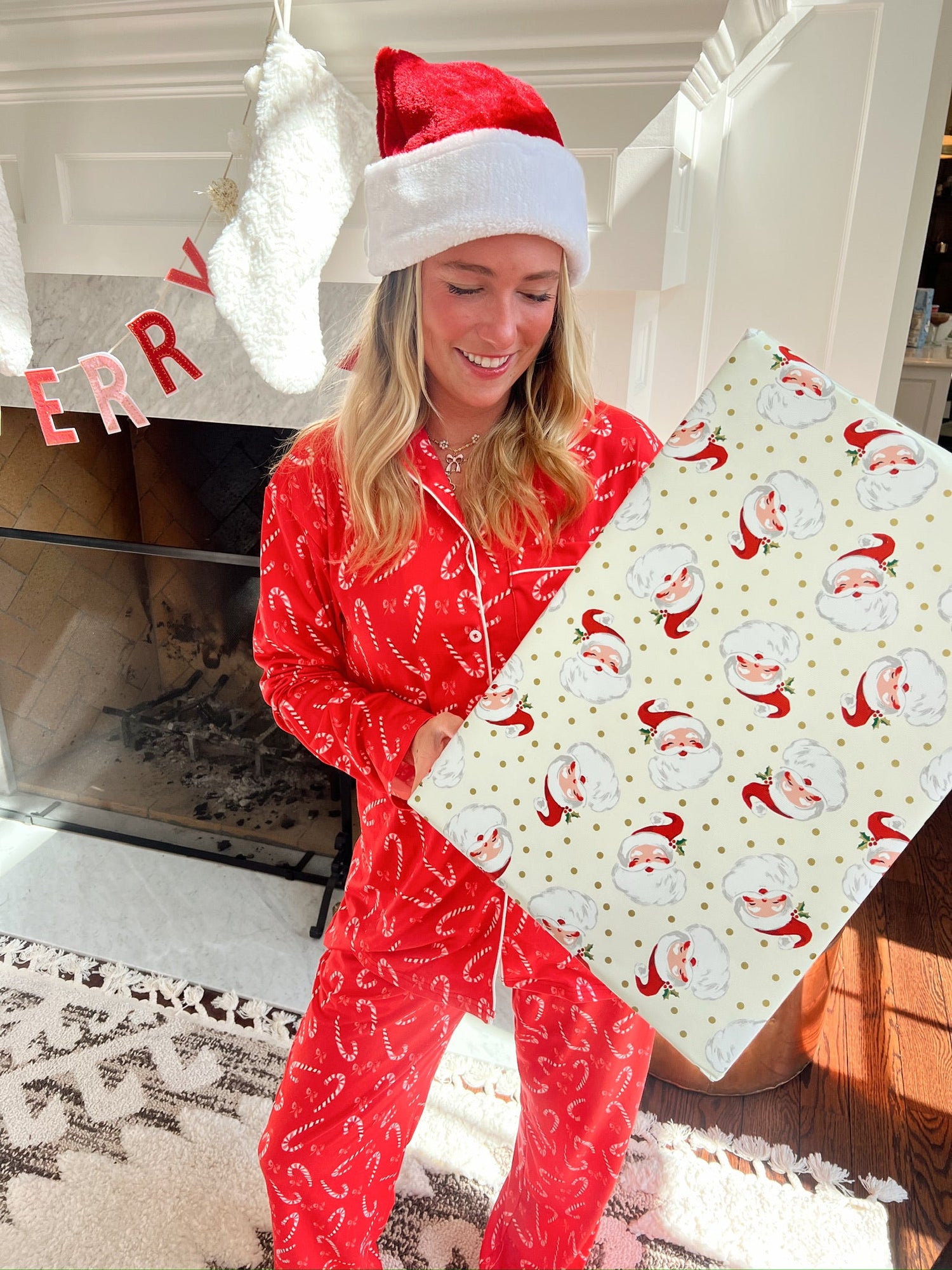 Candy Cane Pajama Set