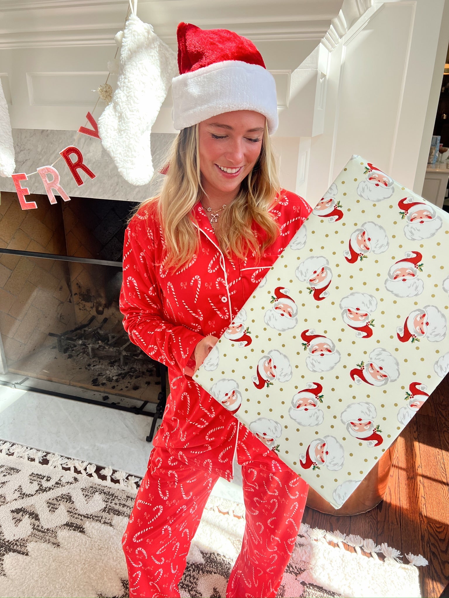 Candy Cane Pajama Set