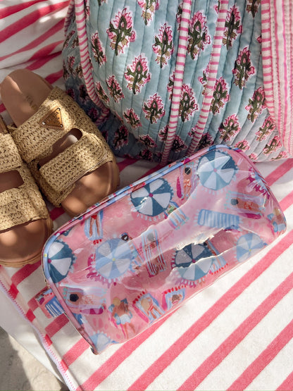 Clear Coat Toiletry Dopp Kit