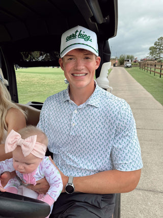 Hat Couples Golf Hat - White Vintage Trucker Hat
