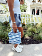 Tote Bag Quilted Block-Print Mini Tote Bag