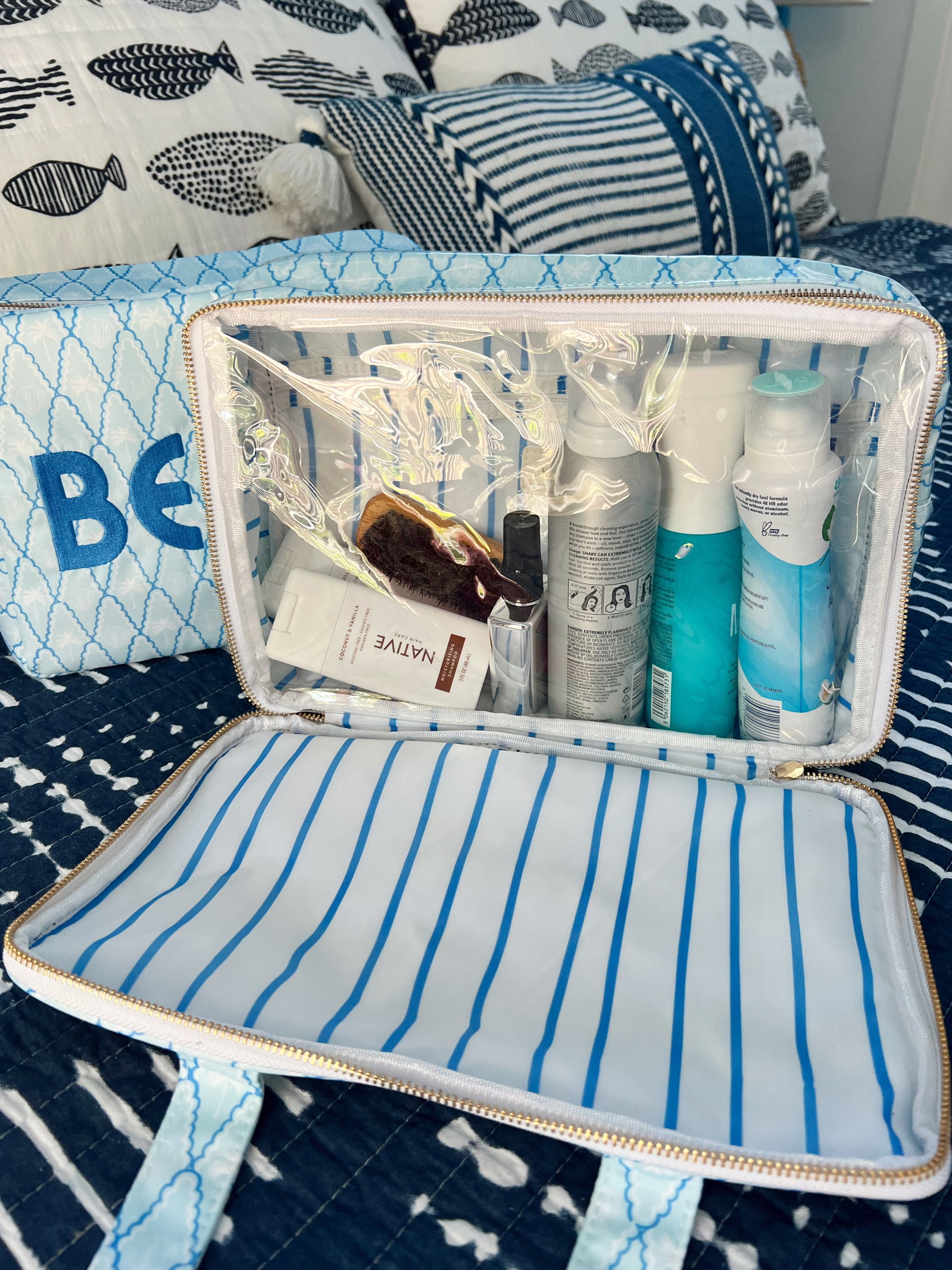 Summer Collections - Clear Coat Toiletry Case