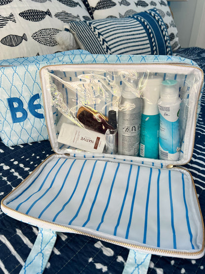 Summer Collections - Clear Coat Toiletry Case