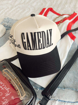 Hat GAMEDAY. - Not My First Tailgate Vintage Trucker Hat