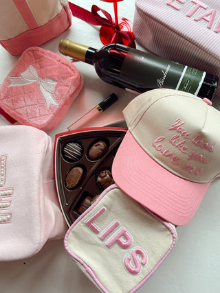 Hat You Look Like You Love Me - Pink Vintage Trucker Hat