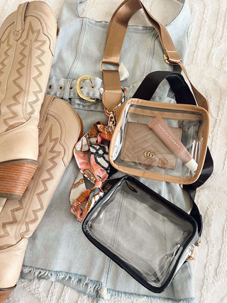 Clear Purse Clear Gameday + Concert Purse - READY TO SHIP