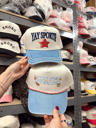 Hat Yay Sports! - Denim Vintage Trucker Hat
