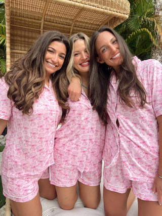 Pajamas Pink Champagne - Short Pajama Set
