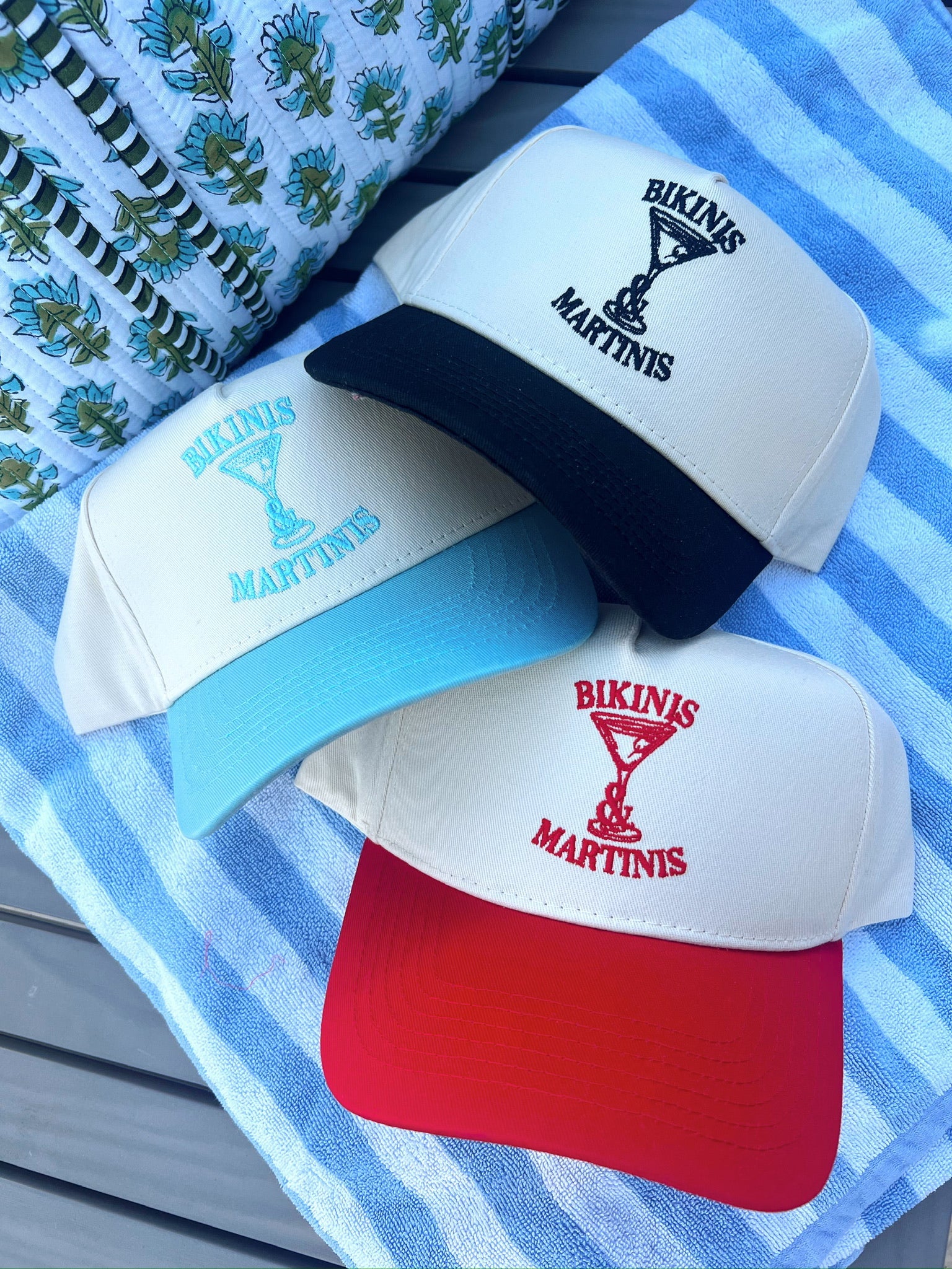 Bikinis &amp; Martinis Vintage Trucker Hat