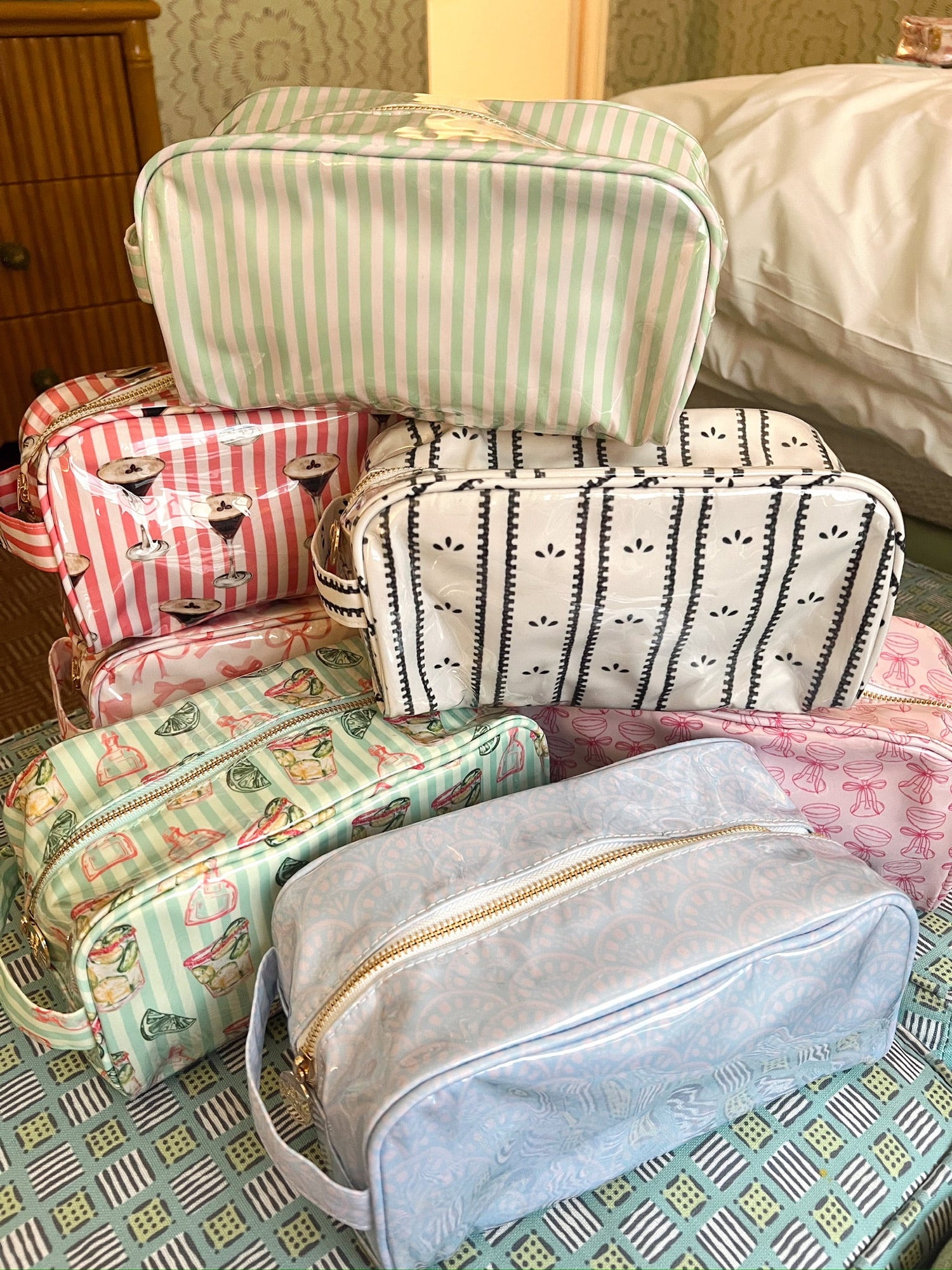 Clear Coat Toiletry Dopp Kit