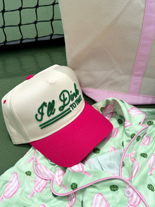 Hat I'll Dink to That - Hot Pink Vintage Trucker Hat
