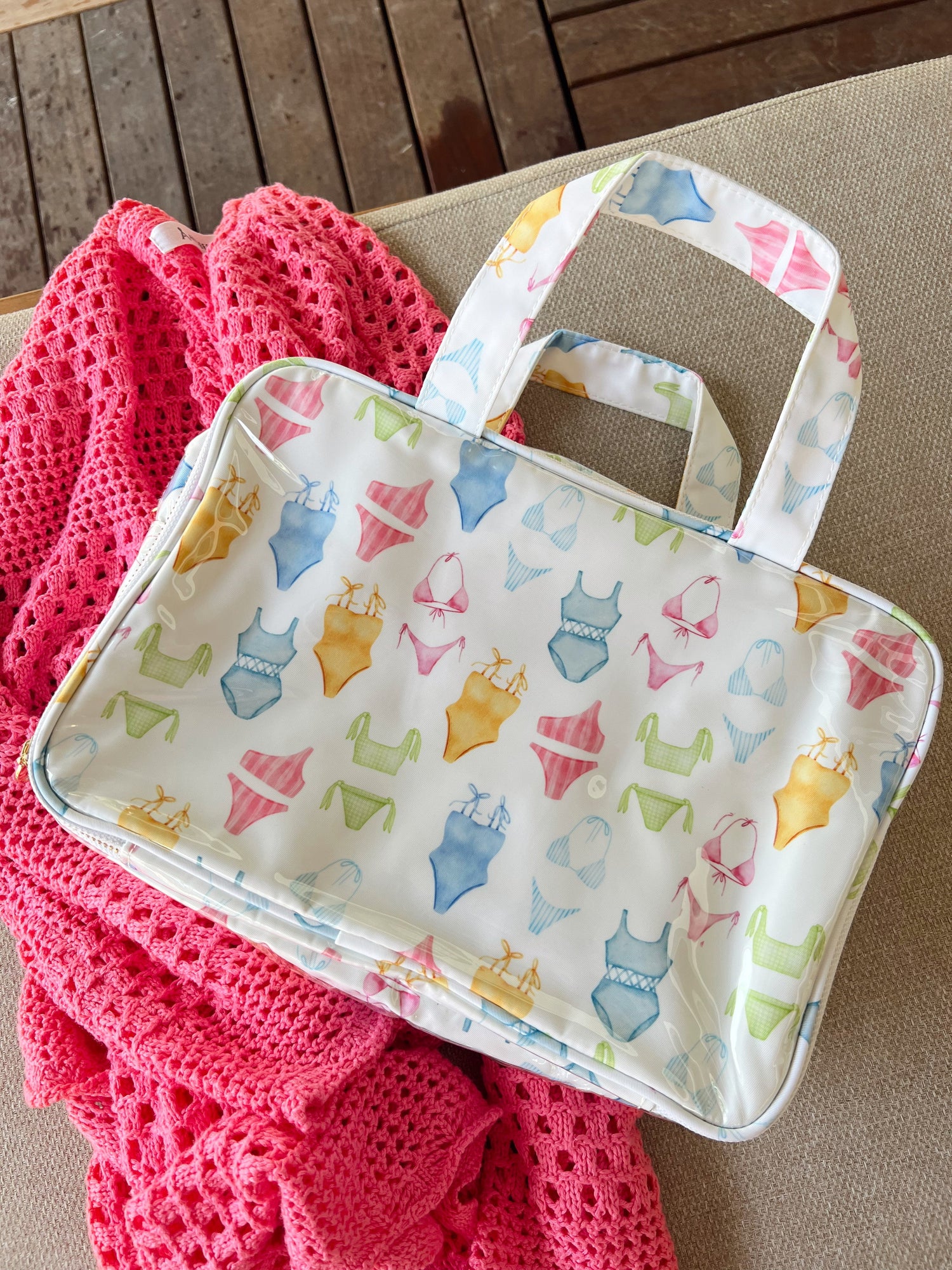 Summer Collections - Clear Coat Toiletry Case