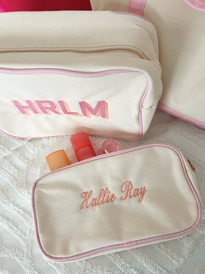 Canvas Makeup Bag Collection