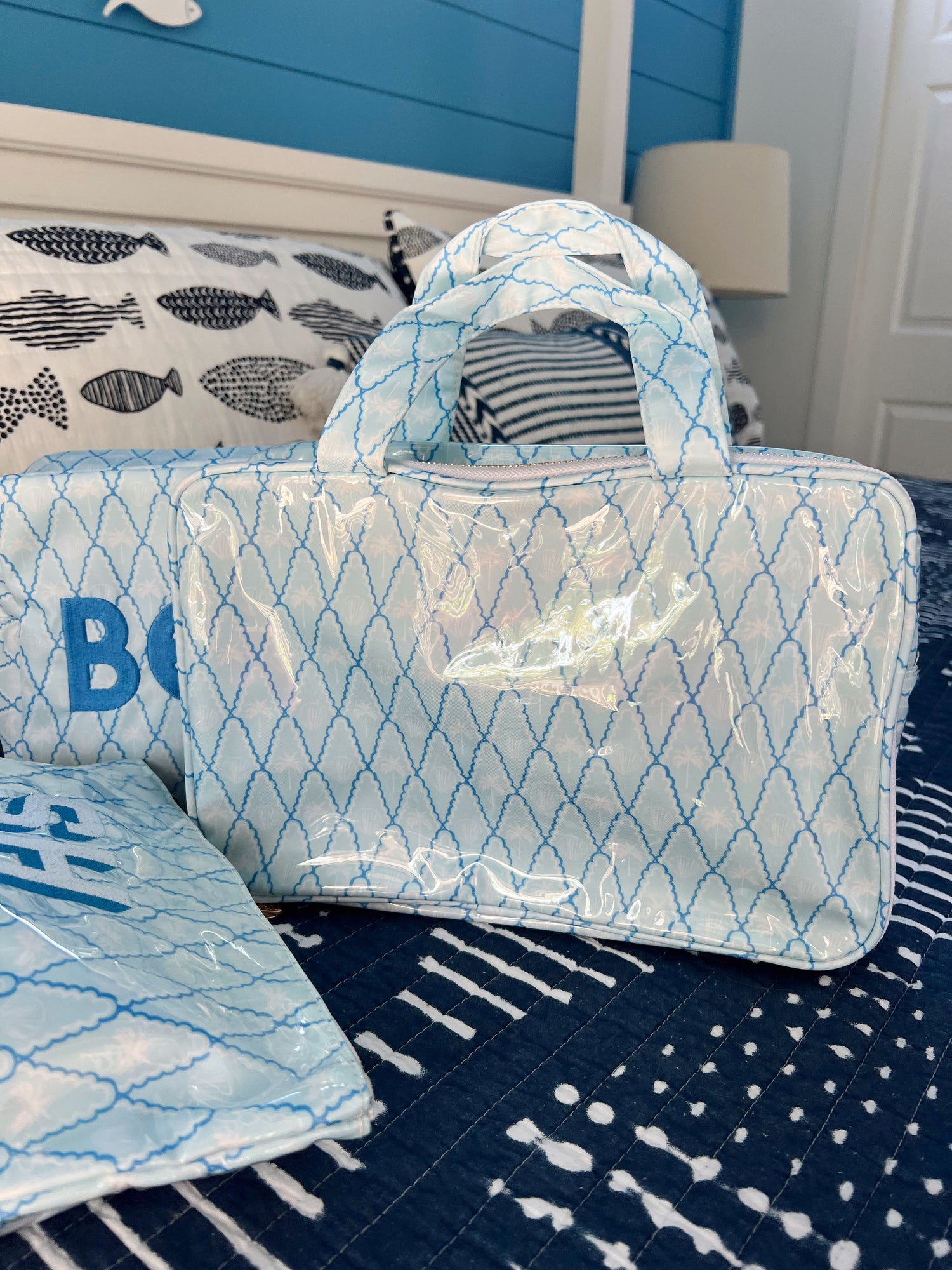 Summer Collections - Clear Coat Toiletry Case