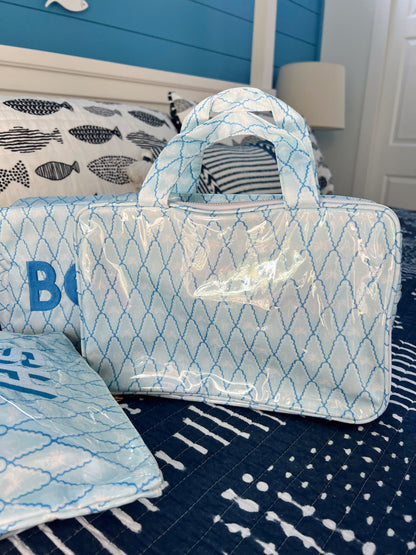 Summer Collections - Clear Coat Toiletry Case