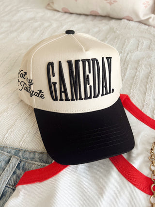 Hat GAMEDAY. - Not My First Tailgate Vintage Trucker Hat