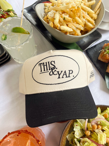 This &amp; Yap - Black Vintage Trucker Hat