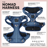 Harness Gift Set The NoMad Adjustable Luxe Harness - Denim