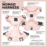 Harness Gift Set The NoMad Adjustable Luxe Harness - Sweetheart