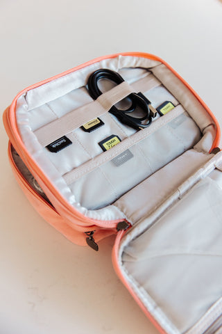 Home & Decor Travel Cord Organizer Case in Pink