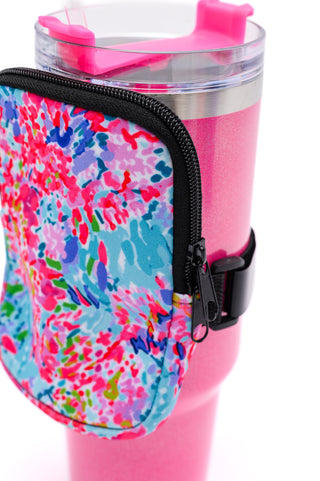 Accessories Tumbler Zip Pouch Sets in Assorted Colors