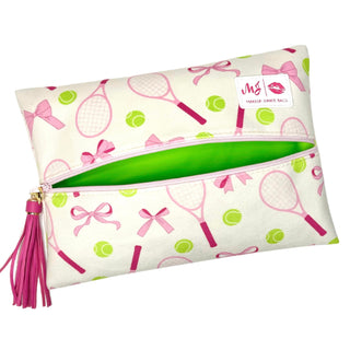 Makeup Junkie Bags Sports Fan Tennis Pink