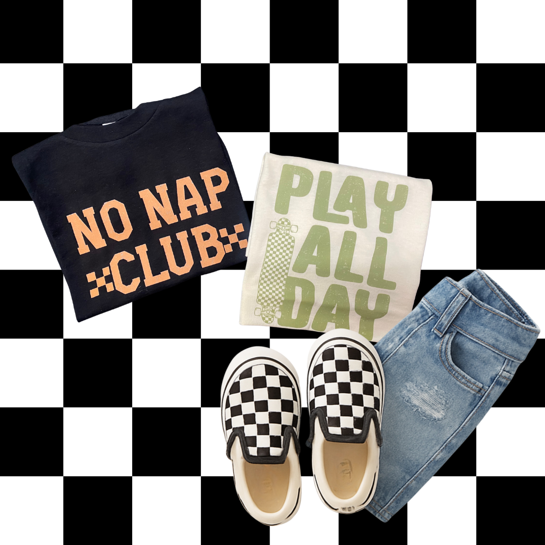 No Nap Club/ Play All Day Graphic Tee