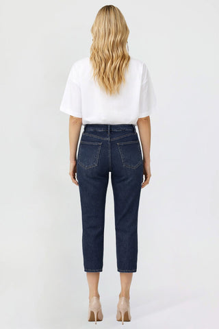 Women's Premium Stretch Side Slit Capri