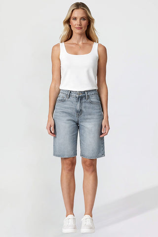 Women's Luxe Relaxed Bermuda Shorts