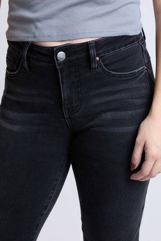 Women's Premium Stretch Cropped Slim Straight Jeans