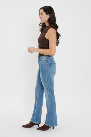 Women's Curve Seam Flare Jeans