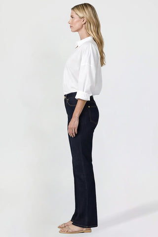 Women's Pin Tuck Bootcut Jeans