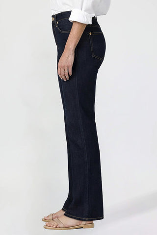 Women's Pin Tuck Bootcut Jeans