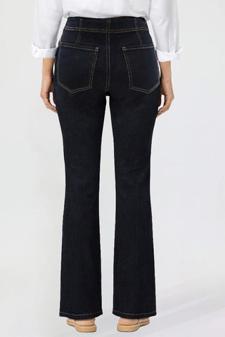 Women's Pin Tuck Bootcut Jeans