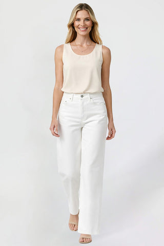 Women's Luxe High Rise Wide Leg Jeans