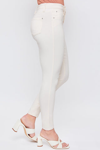 Women's Hyperstretch Mid Rise Skinny Pants, Gardenia