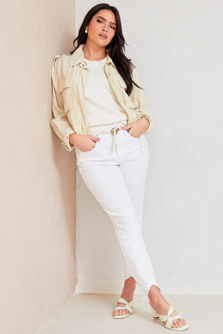 Women's Vintage Tulip Hem Ankle Jeans