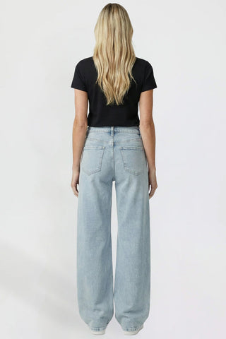 Women's Kayla High Rise Premium Stretch Wide Leg Jeans